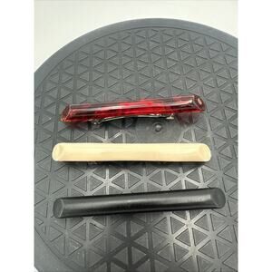 Set Of Three Vintage Evita Peroni Hair Clips